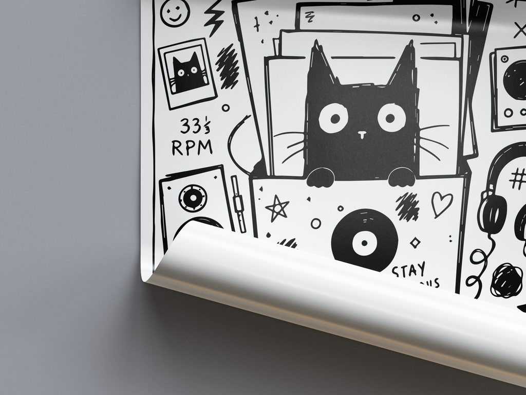 Katze Musik Poster