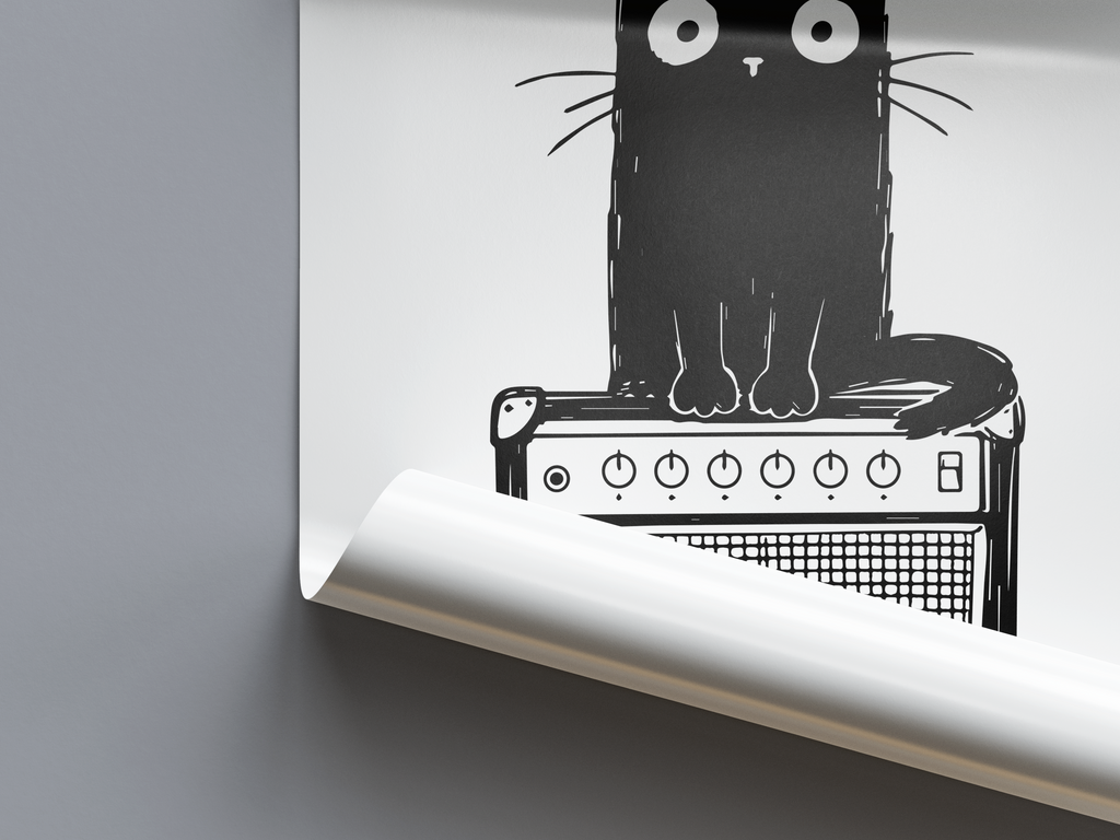 Katze Verstärker Poster