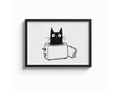 Katze Toaster Poster