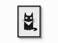 Katze Tuch Poster