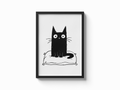 Katze Kissen Poster