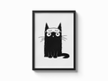 Katze Schlafmaske Poster