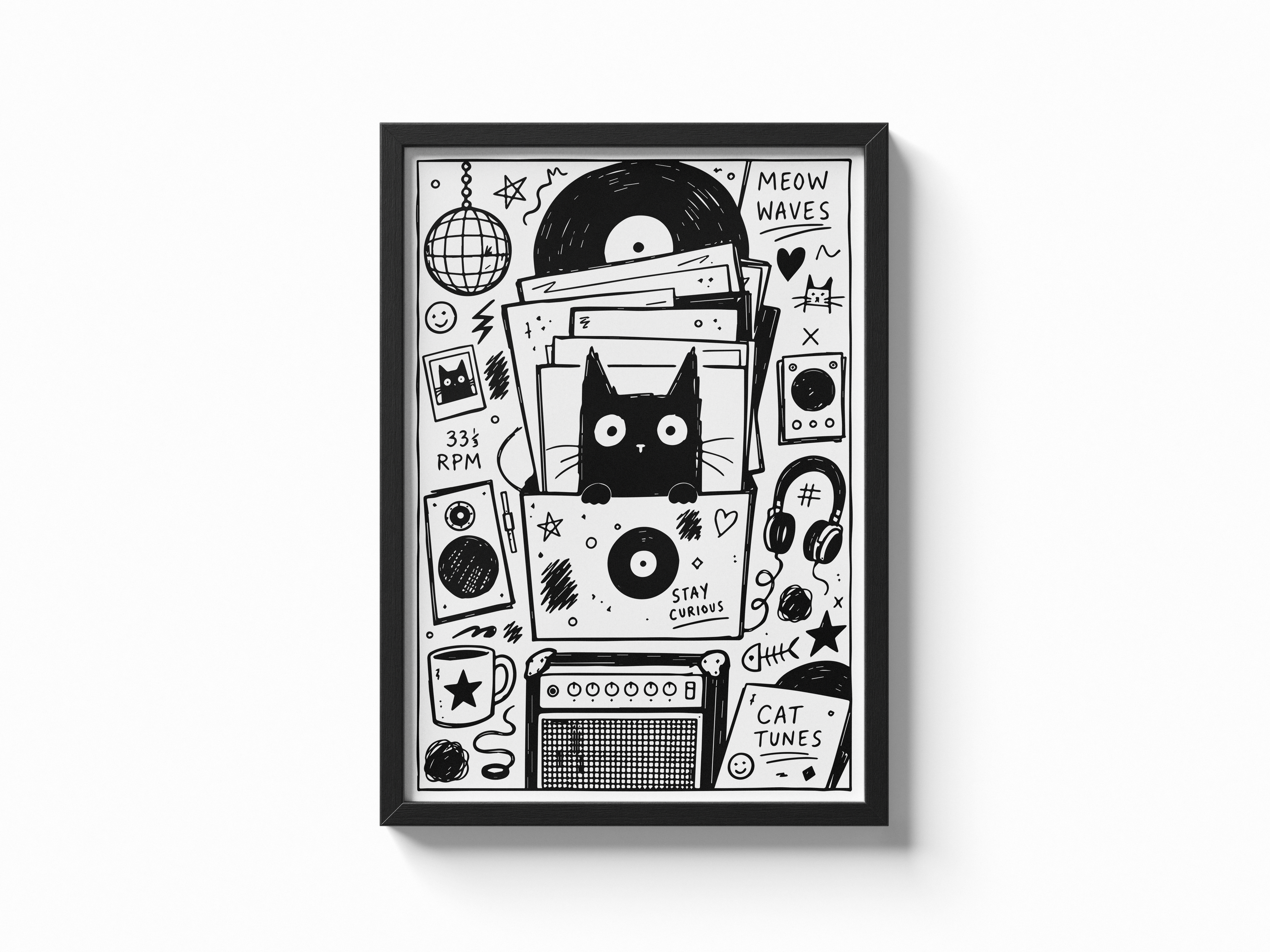 Katze Musik Poster