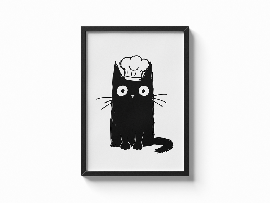Katze Koch Poster