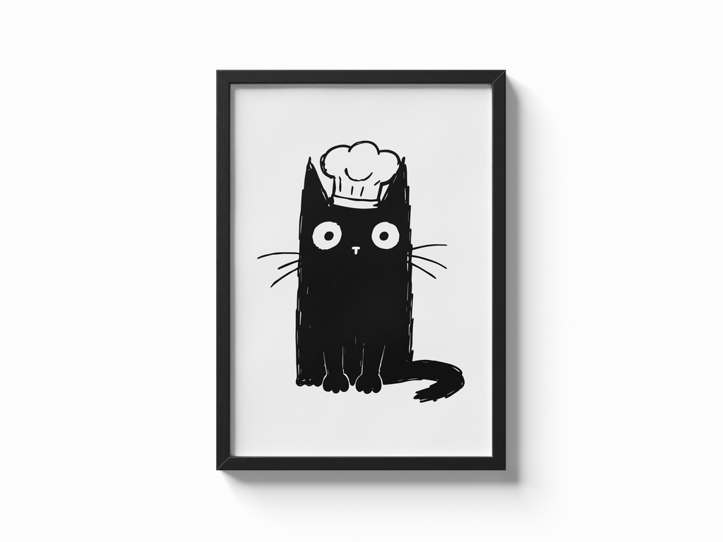 Katze Koch Poster