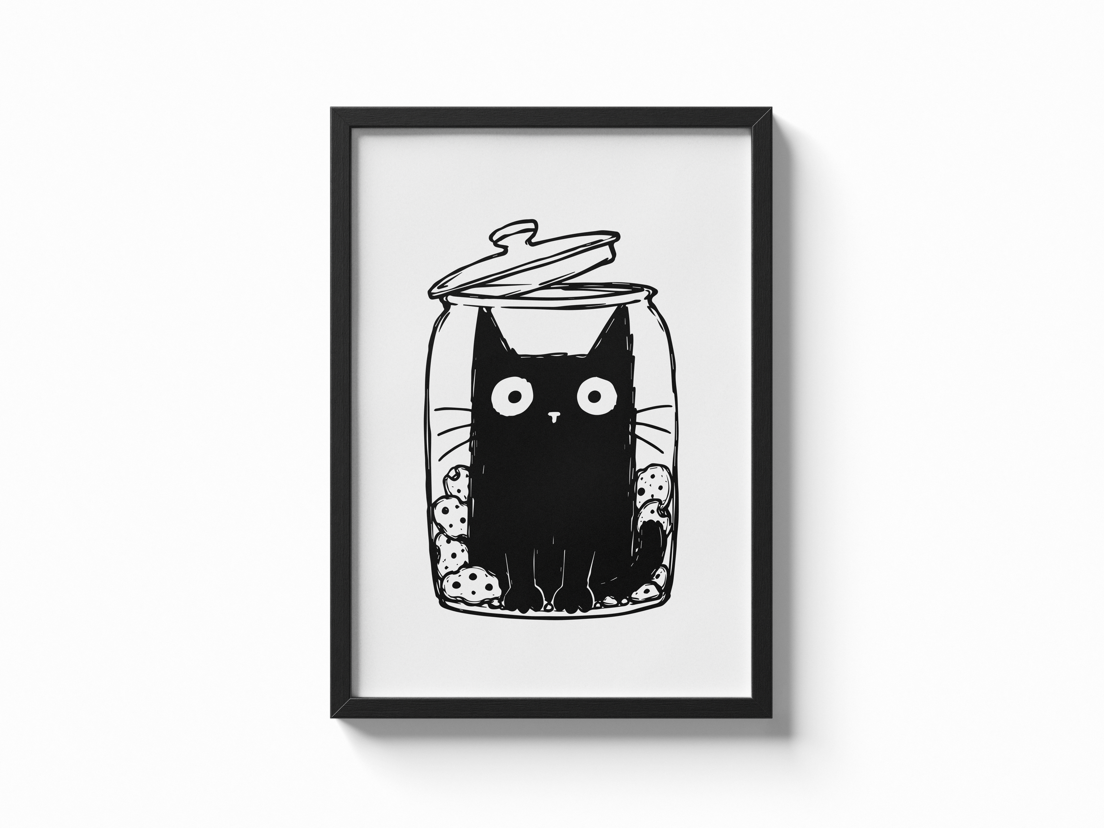 Katze Keksdose Poster